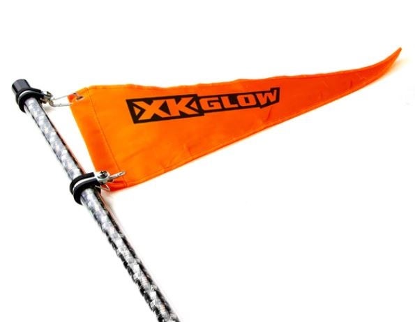 Xk Glow Xk-Whipb-Adv Xkchrome Flagpole Flag   Xkchrome Flagpole Flag