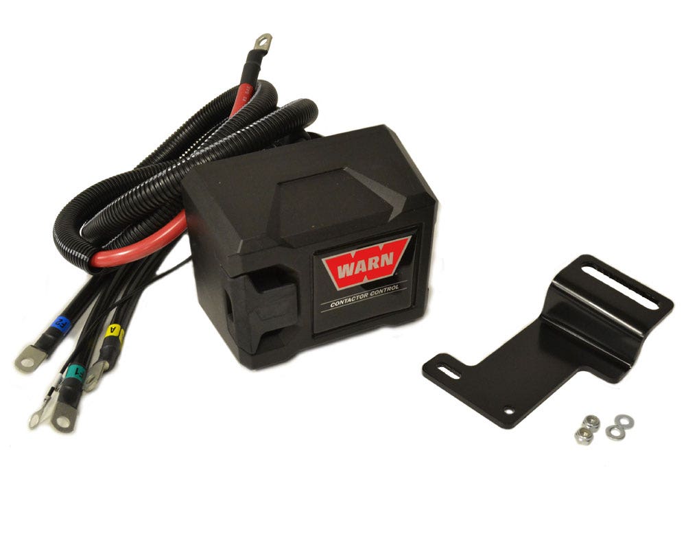 Warn Short Black Without Skid Plate Winch Contactor   Winch Contactor