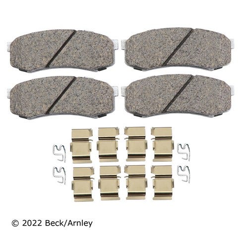 Beck/Arnley Disc Brake Pad Set P/N:085-6502  Disc Brake Pad Set P/N: