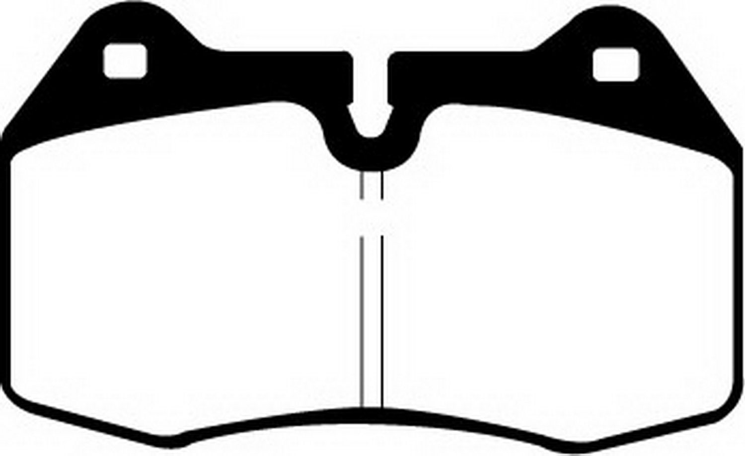 Ebc Brakes Dp31644c Redstuff Ceramic Low Dust Brake Pads Fits 350Z G35 Sentra