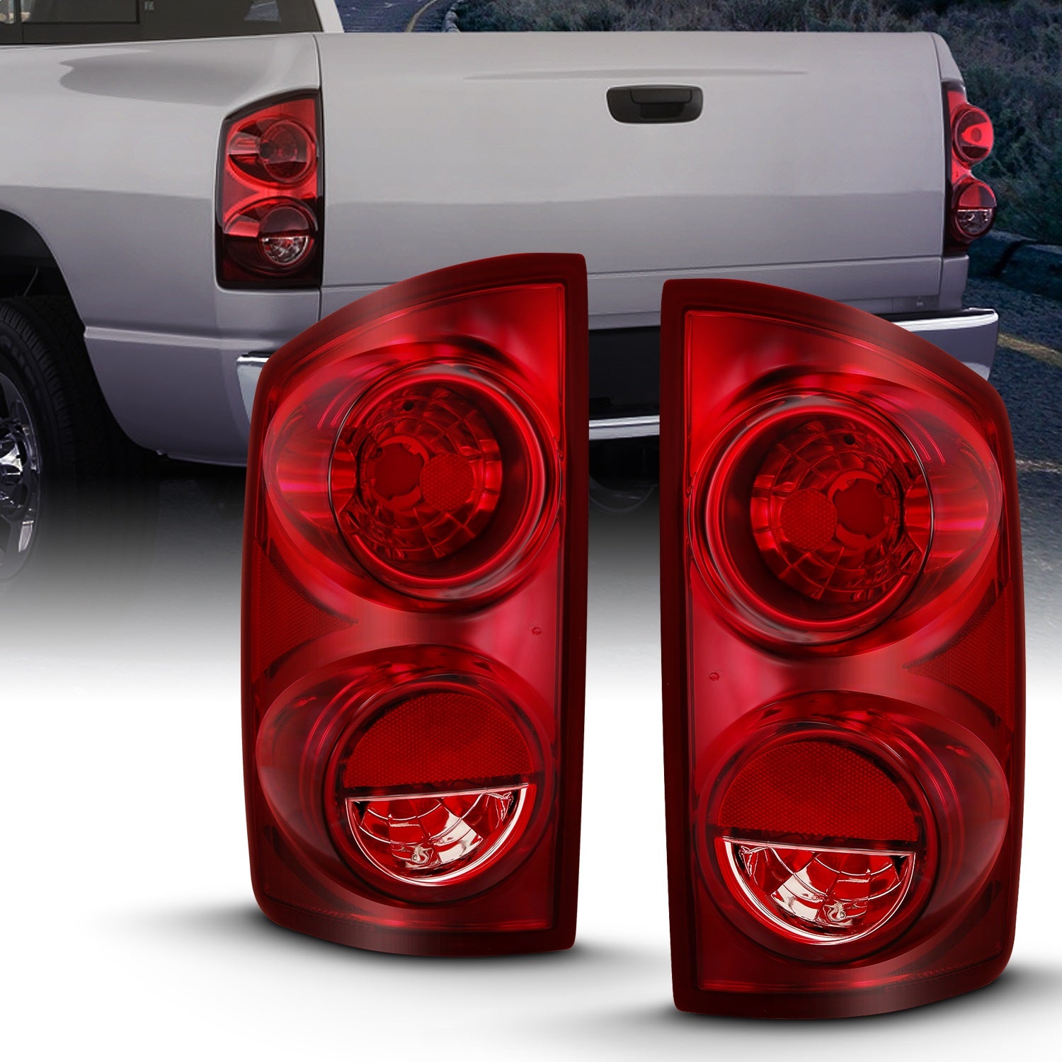 Anzo Usa 311309 Tail Light Assembly Fits 07-09 Ram 1500 Ram 2500 Ram 3500   Tail