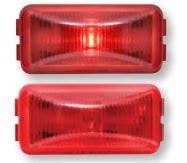 Optronics Al90rk Amber Mini Thinline Sealed Led Clearance/Marker Light Kit, Red