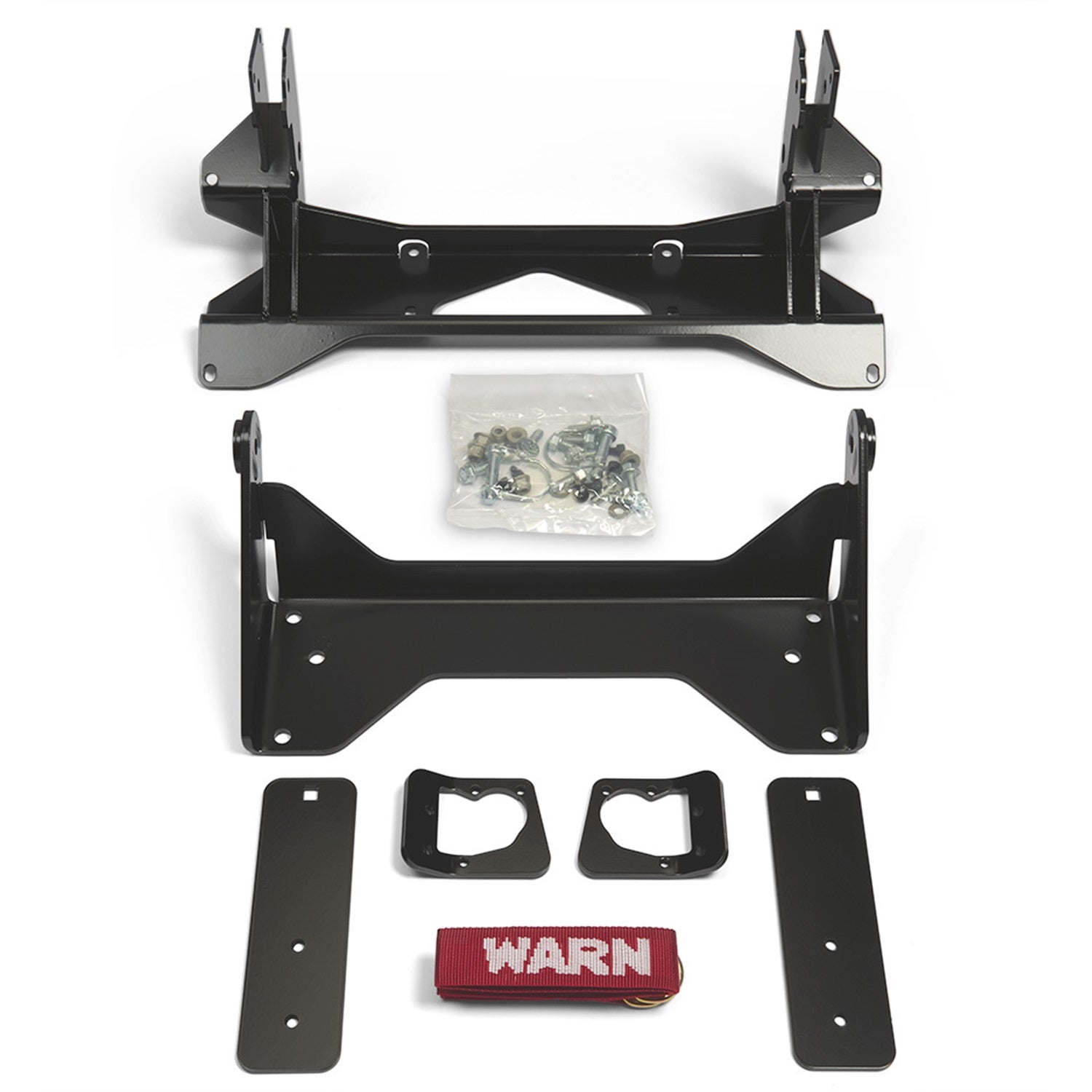 Warn 95370 Plow Mount Kit Fits 15-16 Kaf820 Mule Pro-Fxt   Plow Mount Kit Fits