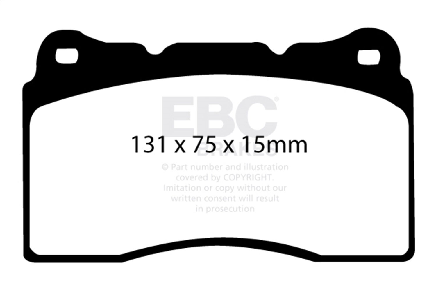 Ebc Brakes Ud1001 Ultimax  Brake Pads   Ultimax  Brake Pads