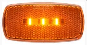 Optronics Mcl32as Surface Mount Led Marker Clearance Light With Reflex, Amber