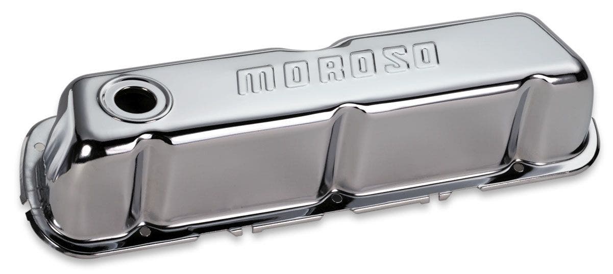 Moroso Valve Covers, Ford 302/351W, Chrome  Performance  Valve Cover; Engine