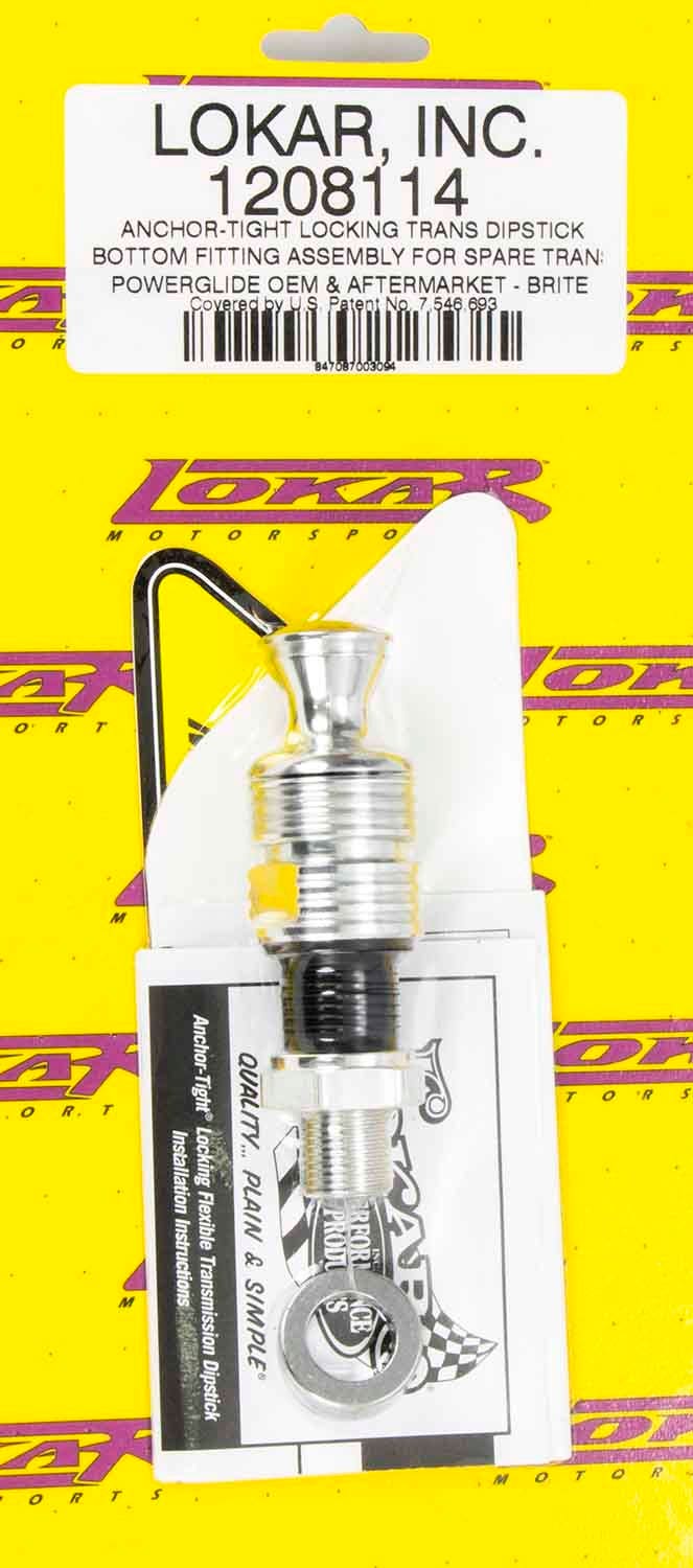 Lokar 1208114 Anchor-Tight Bottom Fitting Transmission Dipstick Assembly With