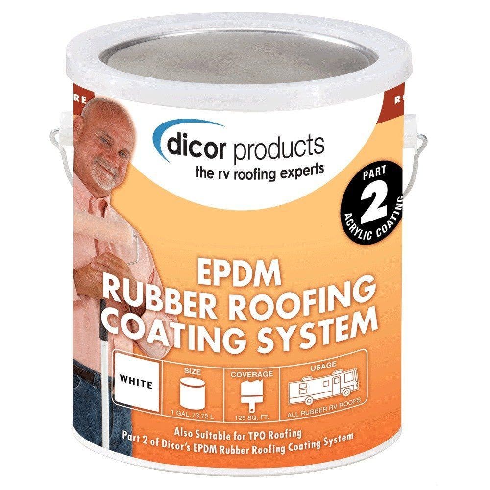 Dicor Corp Rp-Selrc-1 Epdm Rubber Roof Coating (Signature Extended Life 1Gal