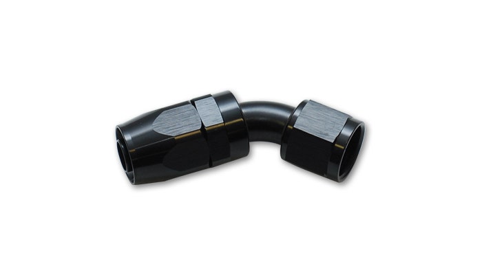 Vibrant Performance 21404 45 Degree Hose End Fitting   Hose End Fitting; End