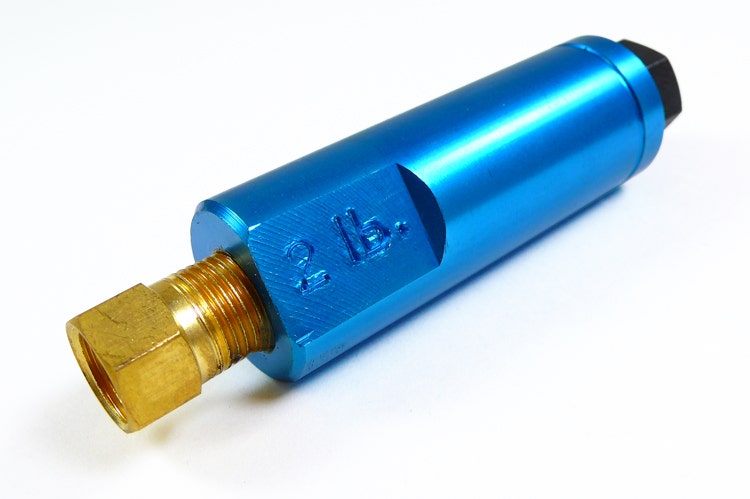 Racing Power R4513 Universal Residual Check Valve (2 Lbs Blue) Racing Power