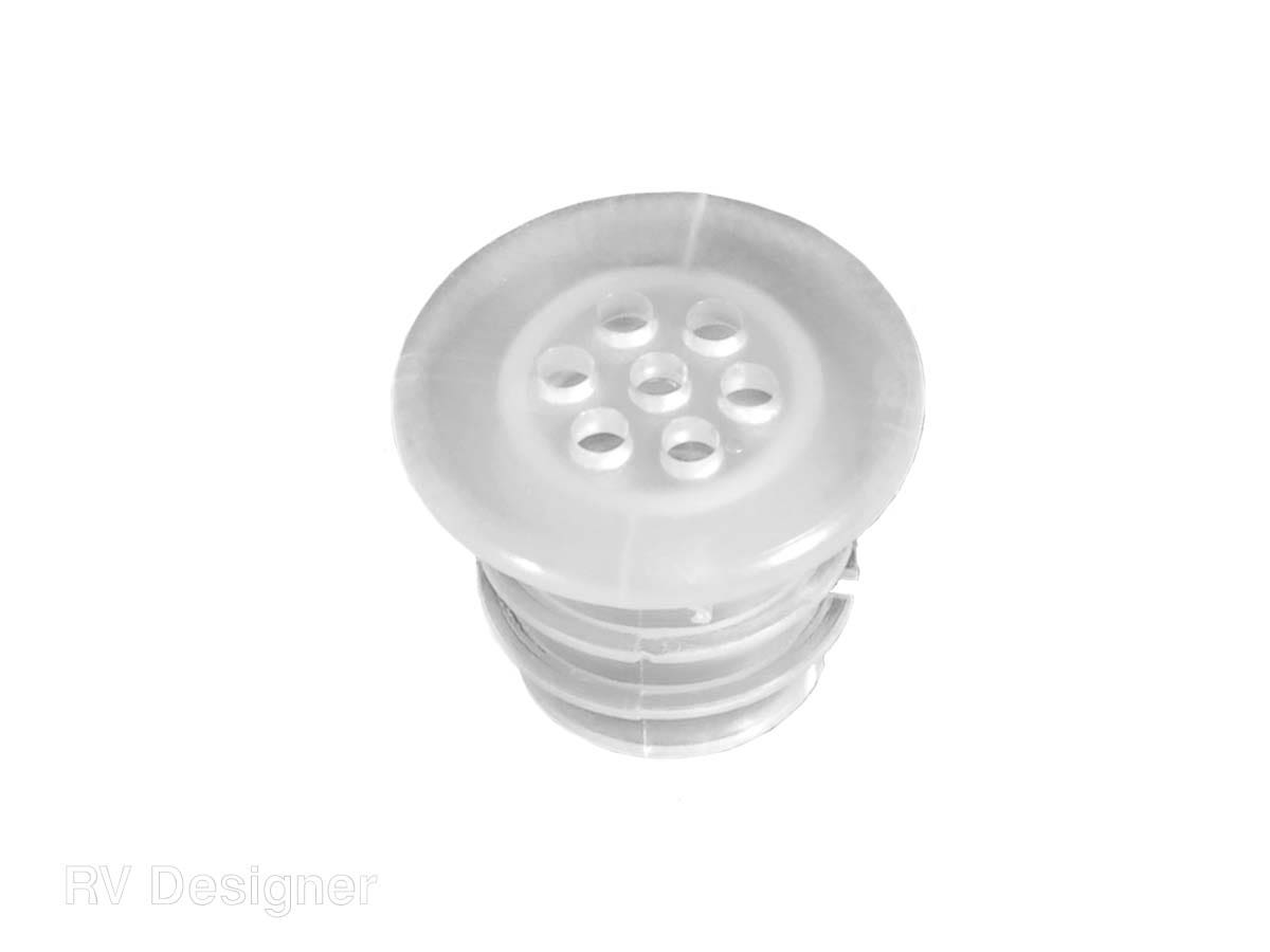 Rv Designer E378, Plug For Fridge Drain Hose, 2 Per Pack, Exterior Hardware