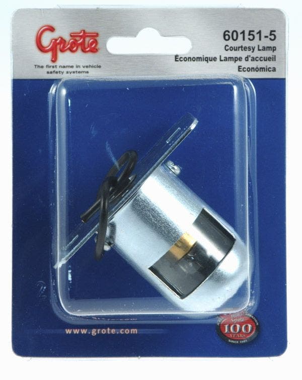 Grote 60151-5 Clear Economy Courtesy Light  Industries  Interior Light; Type -