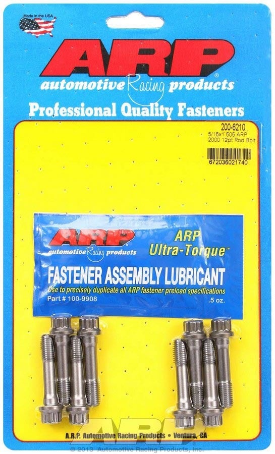 Arp 200-6210 5/16" Replacement Rod Bolt Kit - 8 Piece Arp  5/16  Replacement Rod