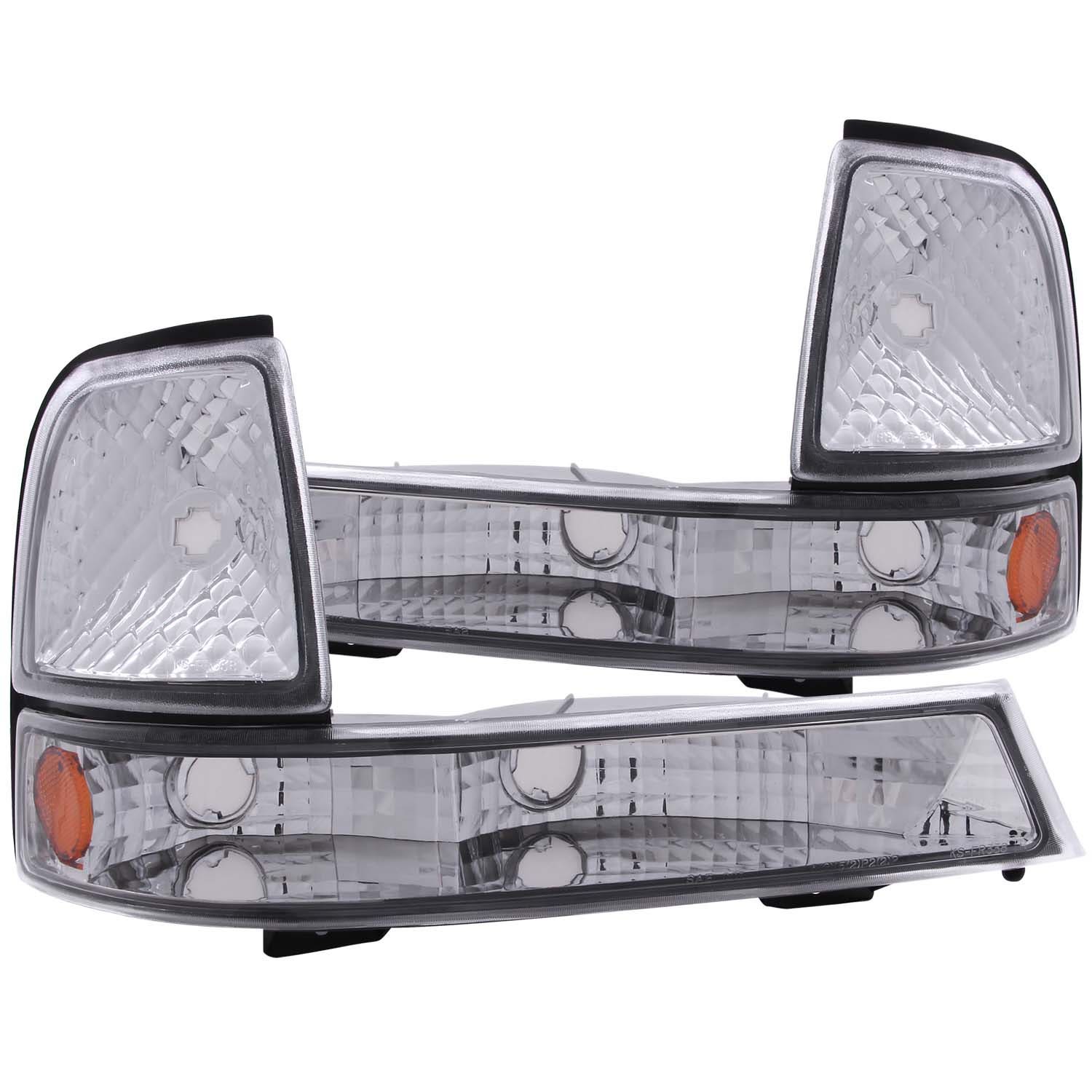 Anzo Usa 511003 Euro Parking Lights Fits 98-00 Ranger Anzo  Parking/ Turn Signal