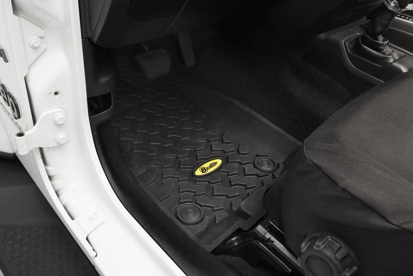 Bestop 5151501 Black Rear Floor Liners For Jeep 18-Current Wrangler Unlimited