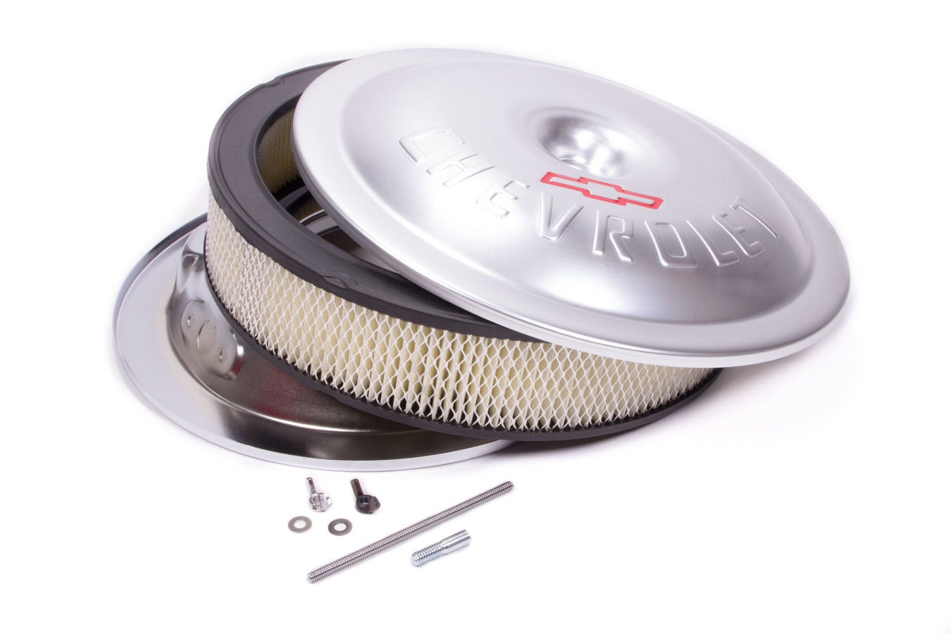 Proform 141-693 Clear Anodized 14" Diameter Aluminum Air Cleaner Kit With Raised