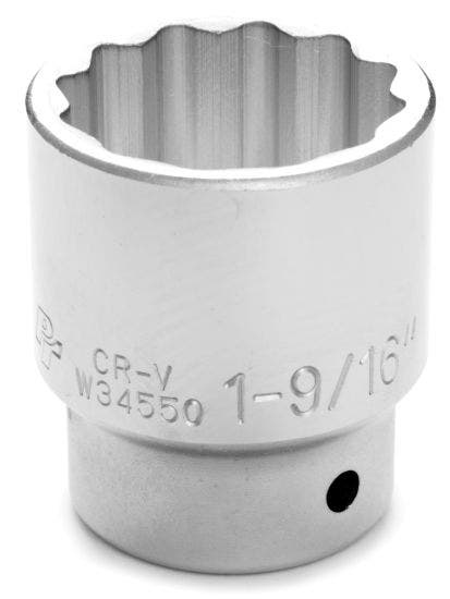 Performance Tool W34550 3/4" Drive 12-Point Sae Standard Socket, 1-9/16"   3/4