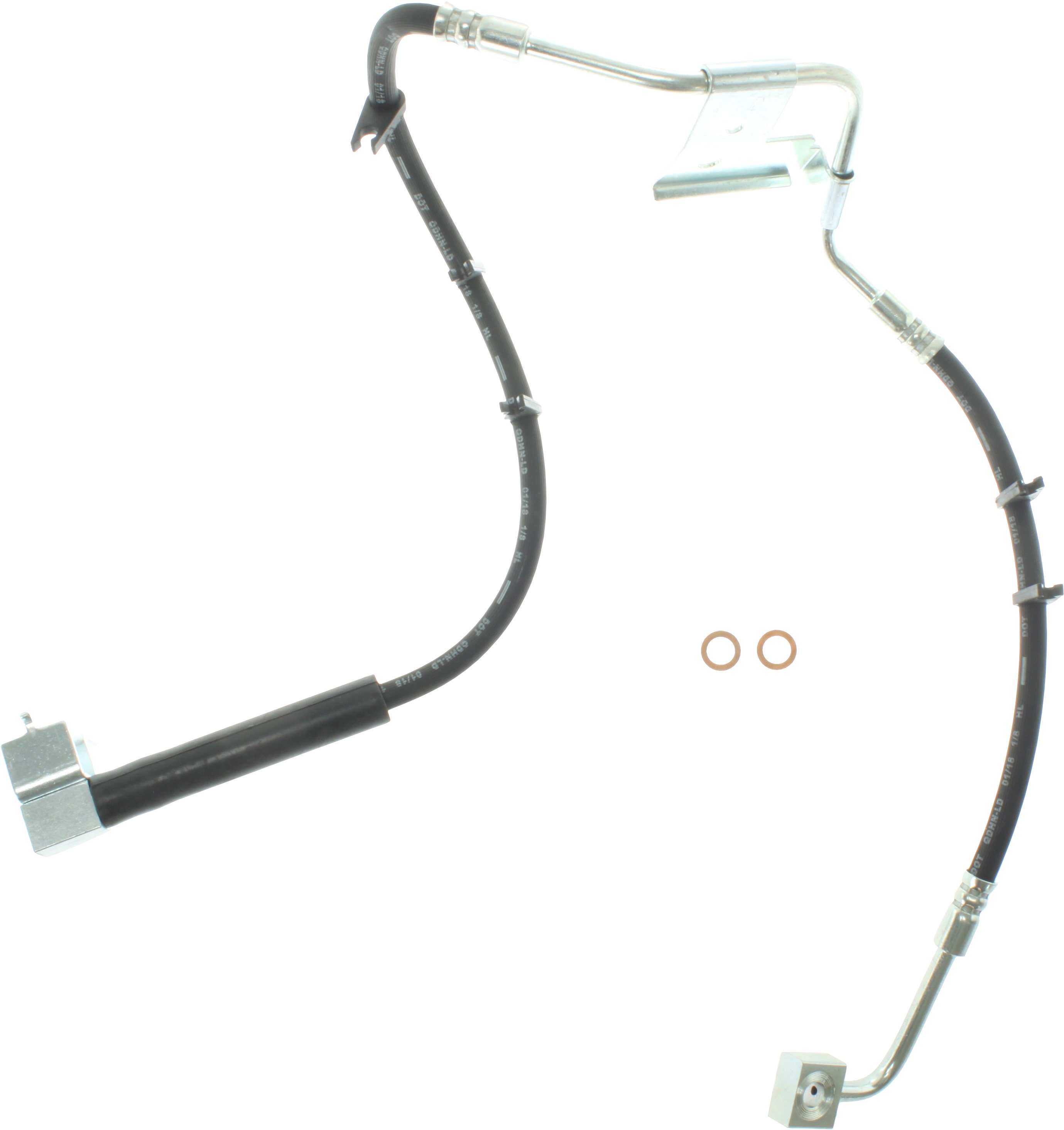 Centric Parts Brake Hydraulic Hose P/N:150.67095  Brake Hydraulic Hose P/N: