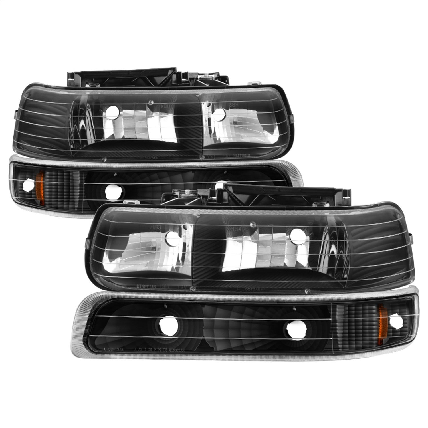 Spyder Auto 5064219 Xtune Crystal Headlights/Bumper Lights   Xtune Crystal