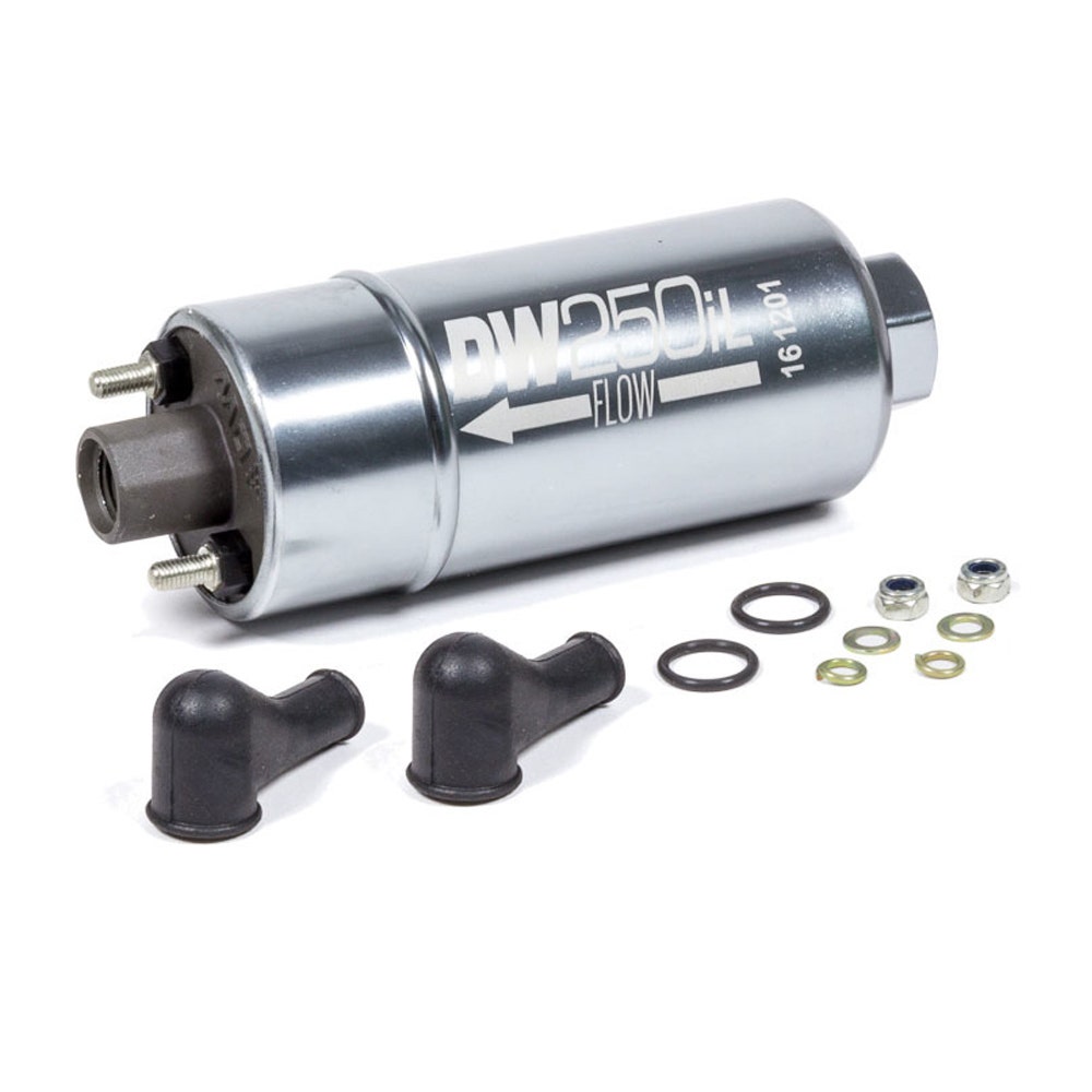 Deatschwerks 9-250 In-Line External Fuel Pump (250Lph), 1 Pack   In-Line