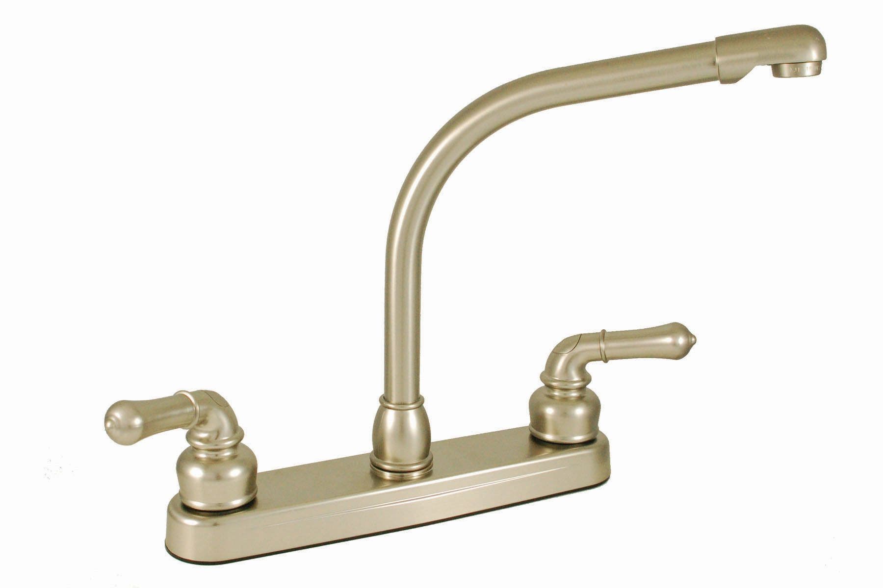 Empire Brass U-Ynn800rsn Rv Kitchen Faucet With Hi-Rise Spout And Teapot Handles