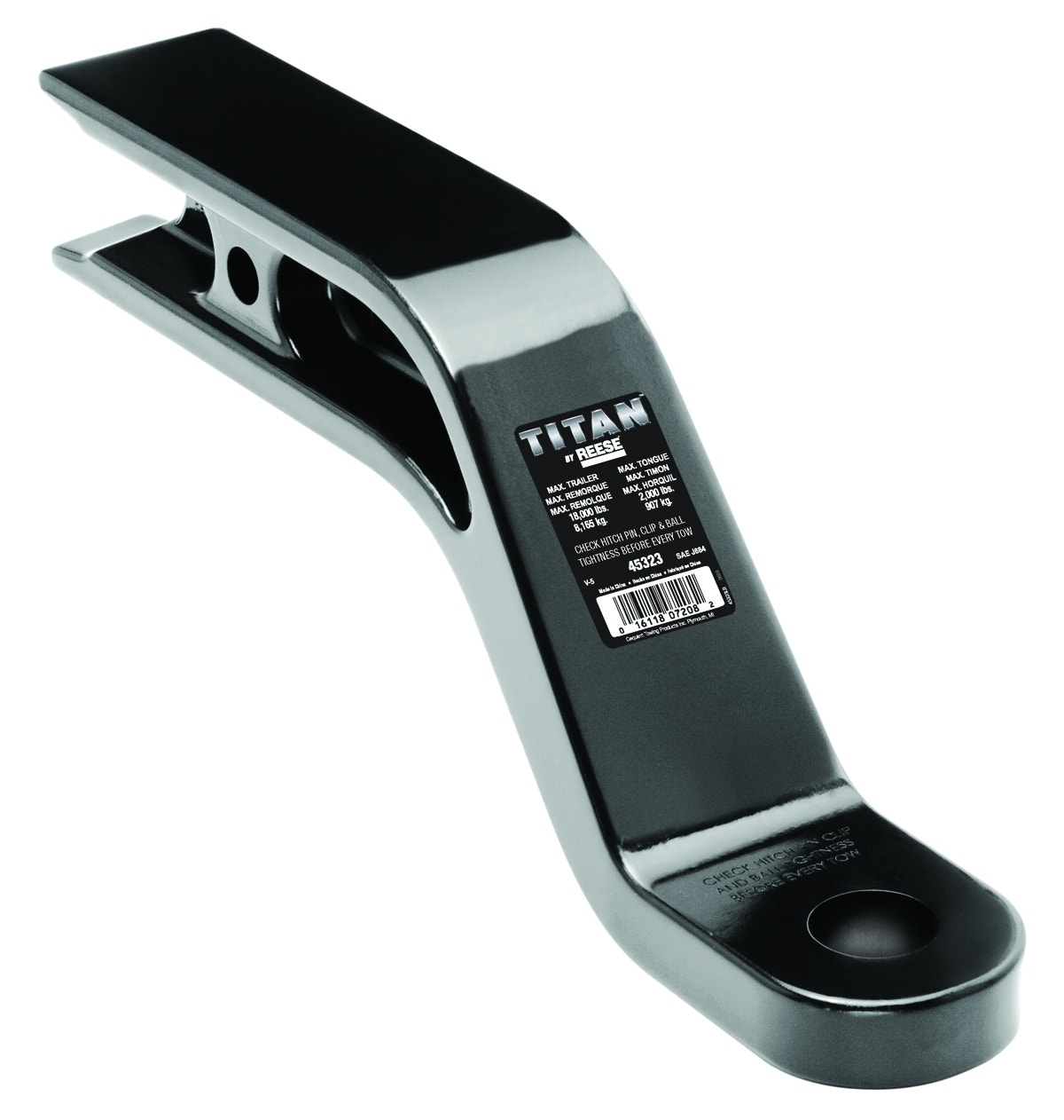 Reese 45323 Titan Ball Mount   Trailer Hitch Ball Mount Titan; Extendable - No,