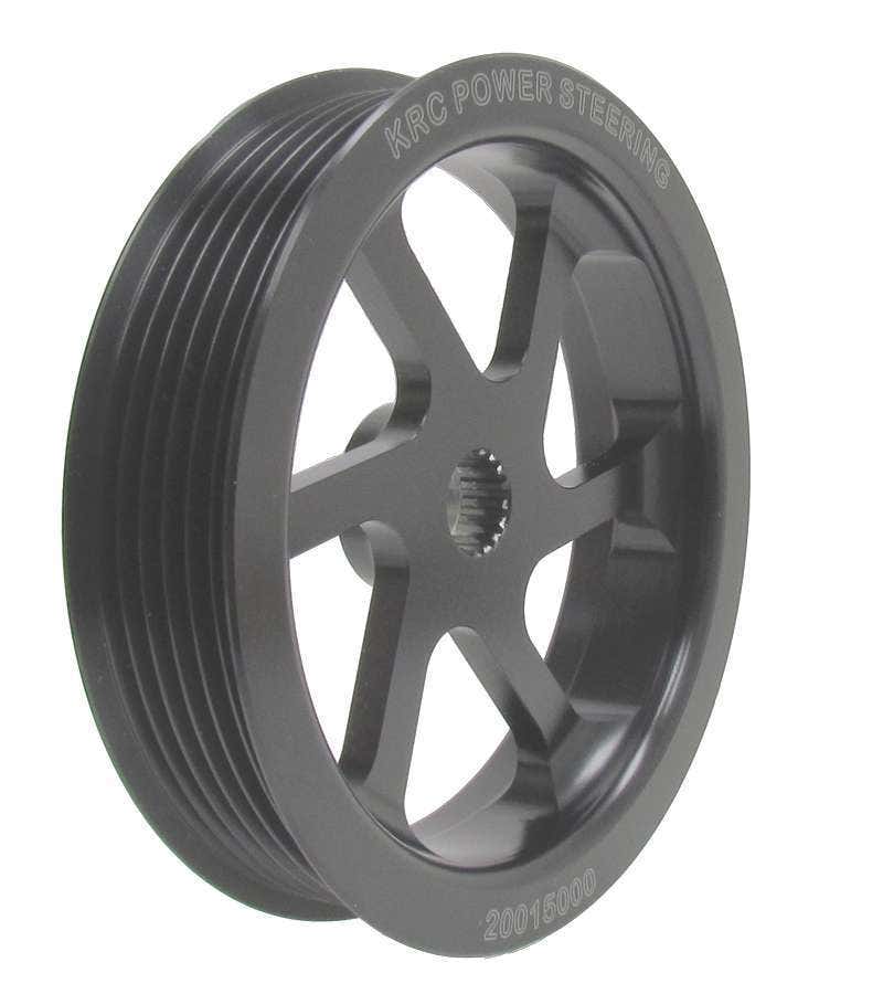 Krc Power Steering Krc 20015000 Power Steering Pump Pulley (4.2In 6-Rib Alum