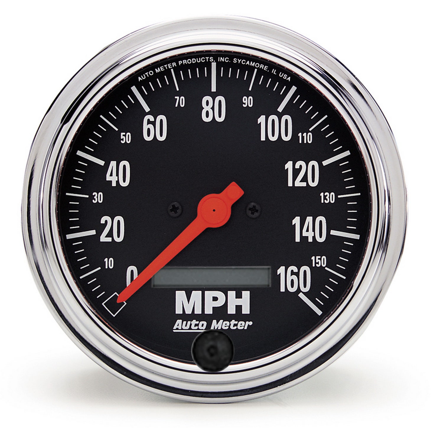 Autometer 2489 Traditional Chrome Electric Programmable Speedometer Auto Meter