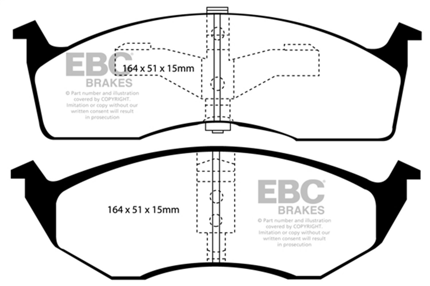 Ebc Brakes Ud642 Ultimax  Brake Pads   Ultimax  Brake Pads