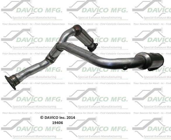 Davico Mfg Catalytic Converter P/N:19406  Catalytic Converter P/N: