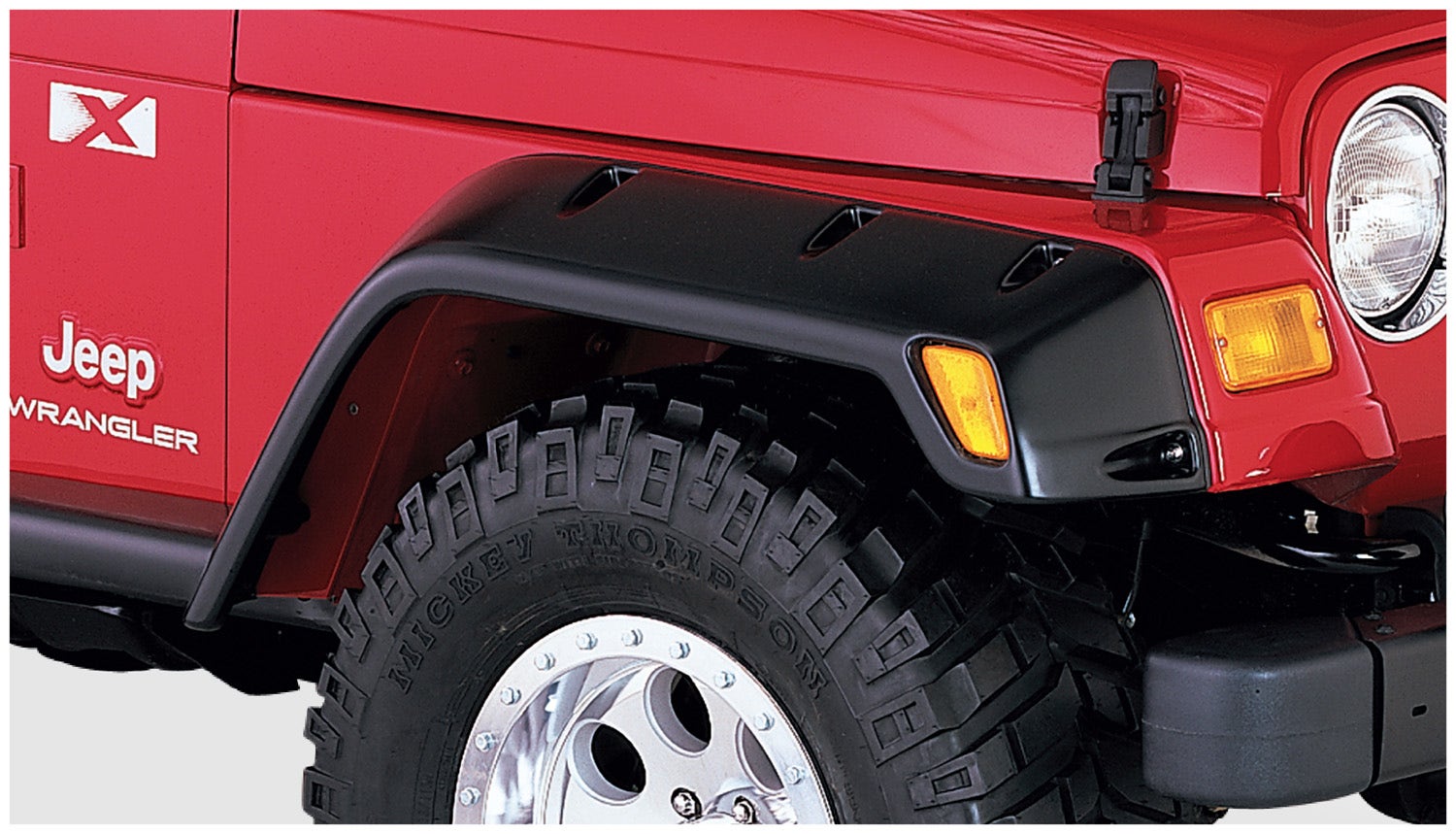Bushwacker 10029-07 Pocket Style Fender Flares Fits 97-06 Wrangler (Tj)   Fender
