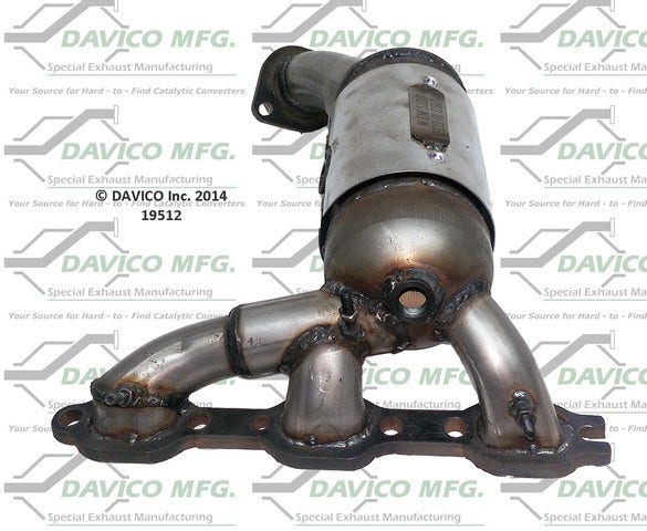Davico Mfg Catalytic Converter P/N:19512  Catalytic Converter P/N: