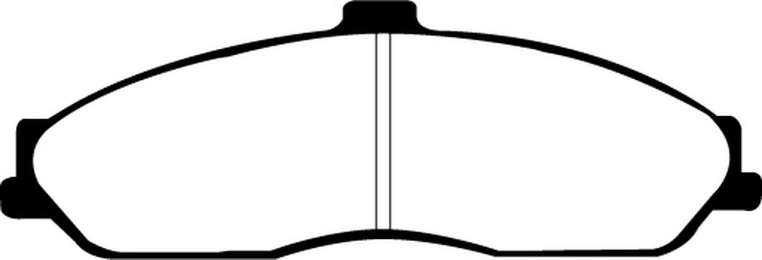 Ebc Brakes Dp41162r Yellowstuff Street And Track Brake Pads  Dp3812/2C Brake Pad