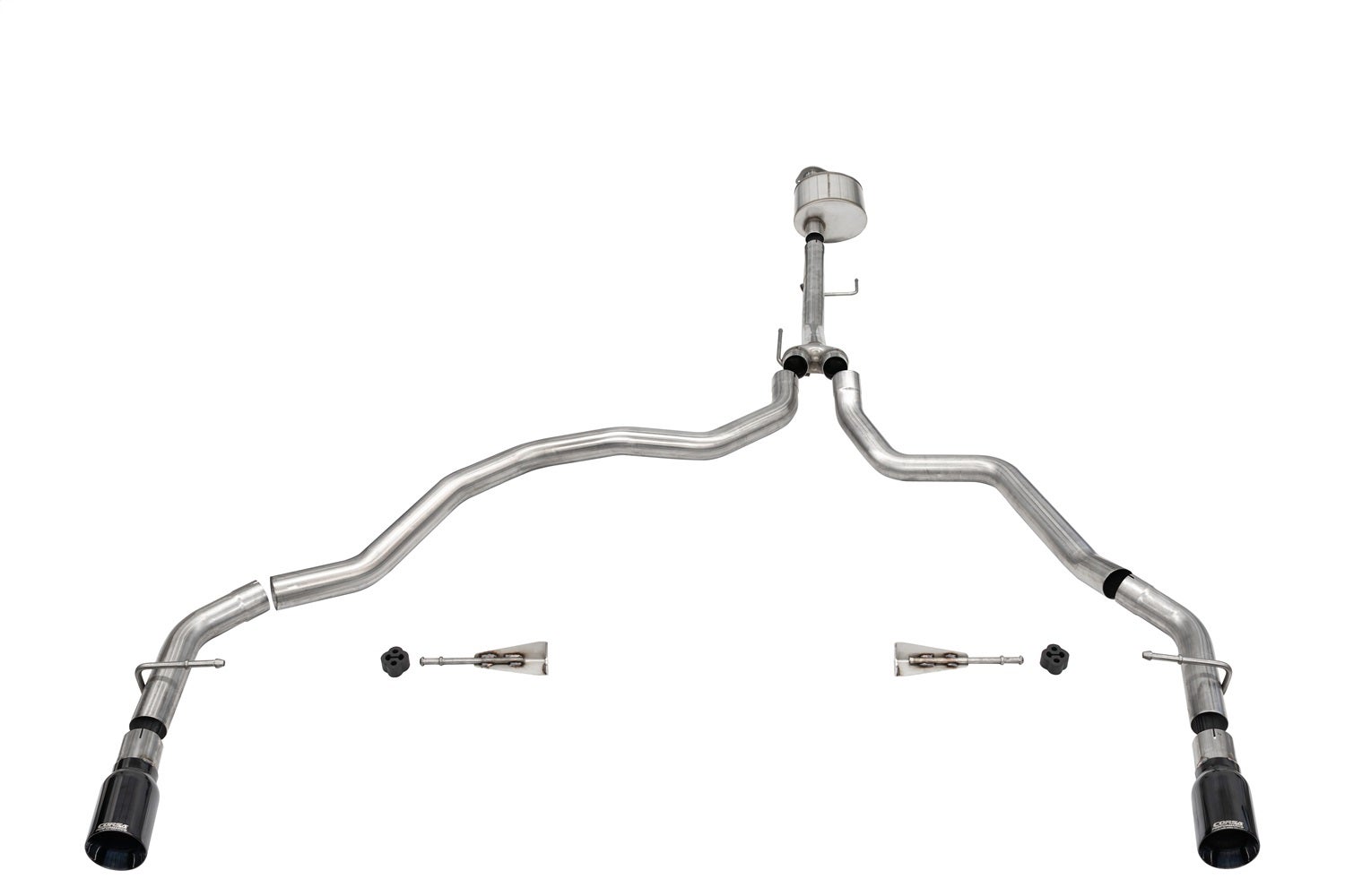 Corsa Performance 21143Blk Xtreme Cat-Back Exhaust System Fits 21-23 F-150
