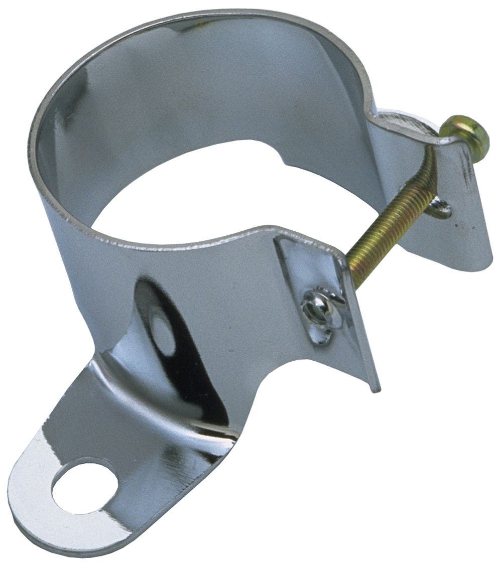 Trans-Dapt 9366 Chrome Coil Holder Trans Dapt  Ignition Coil Mounting Bracket;