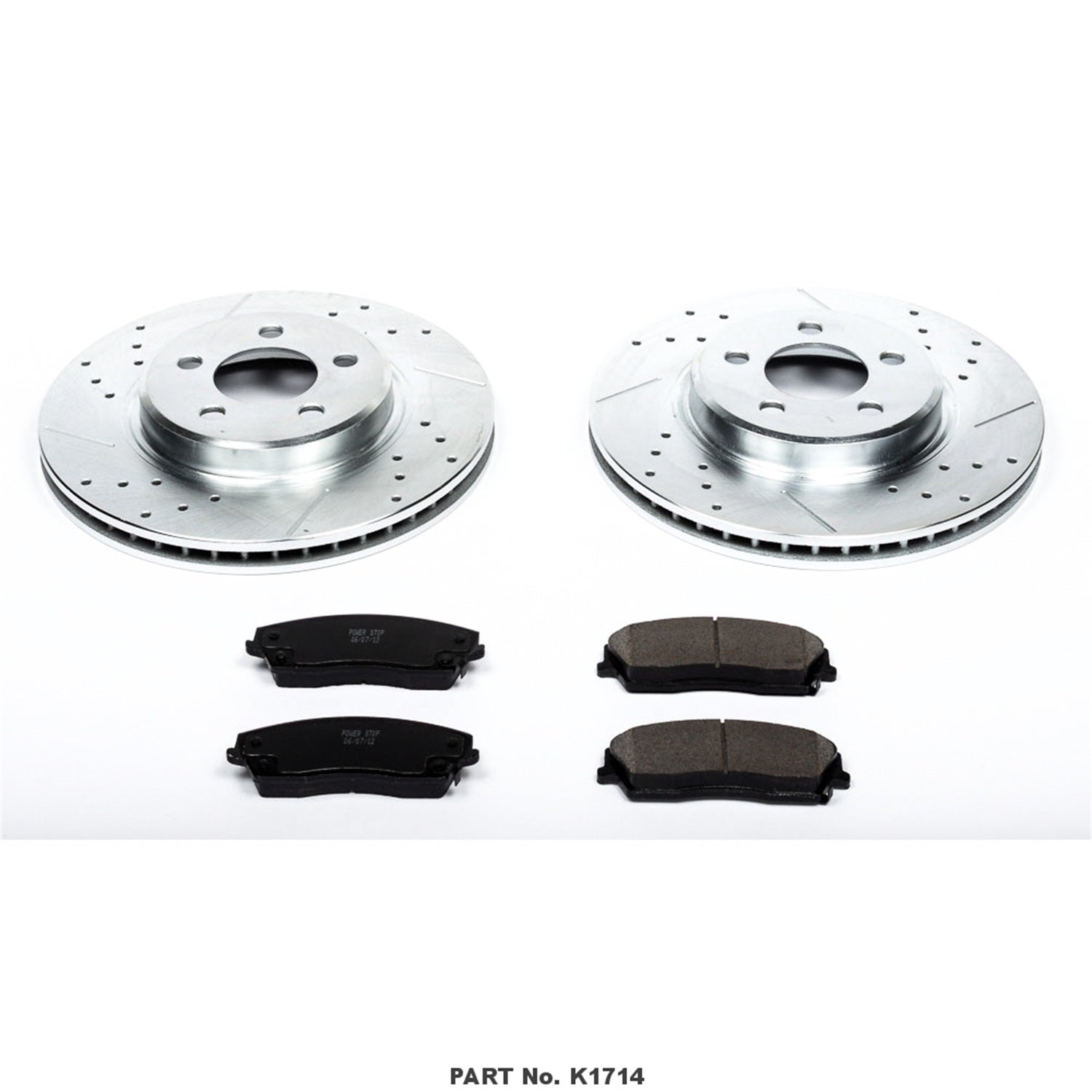 Front 1 Click Brake Kit With Hardware - Dodge 2006-2008 Power Stop  Brake Kit