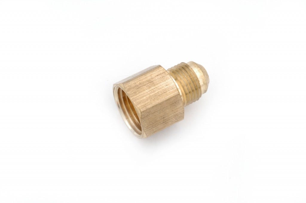Anderson Metals 754046-0606 Tube Coupling, 3/8&Quot Anderson Metals 754046-0606