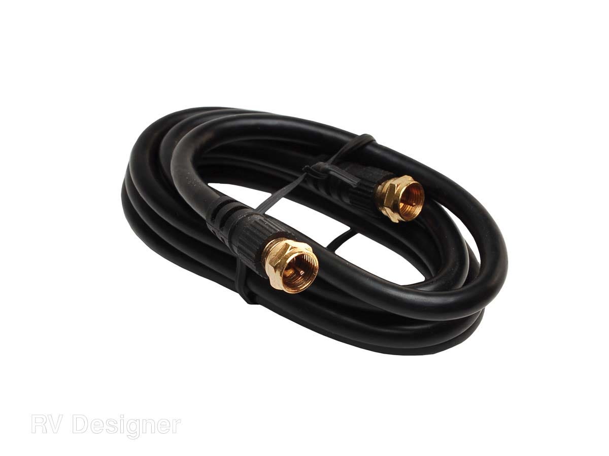 Rv Designer T273, Rg6 Satellite Grade Tv Cable, 6 Foot   Audio/ Video Cable  Use