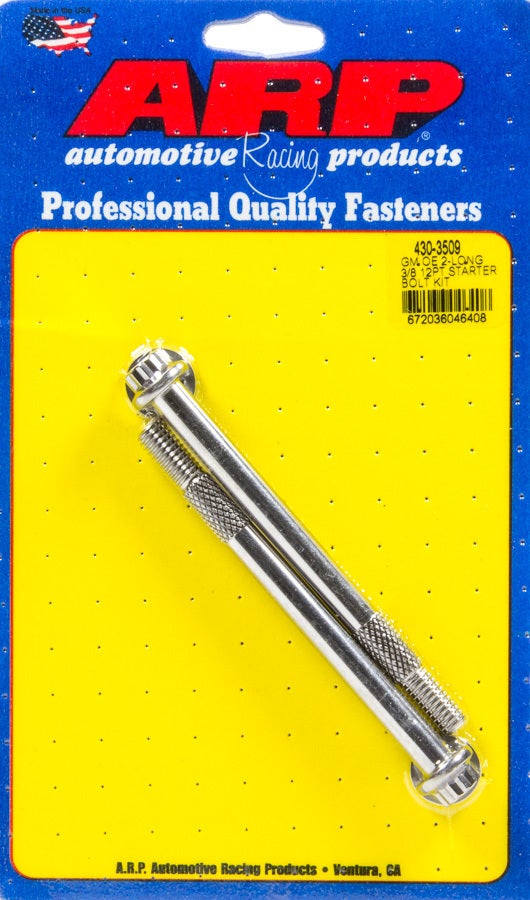 Arp 430-3509 Starter Bolt Kit (S/S Starter 12Pt 3/8-16 X 4.660 Uhl) Arp  Starter
