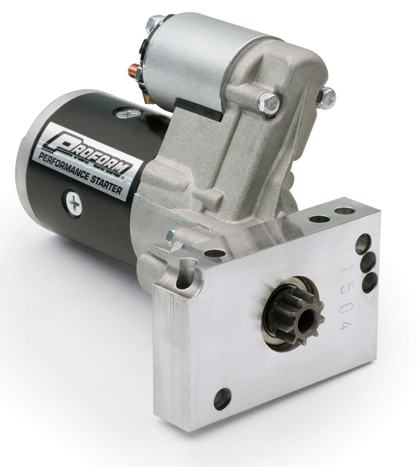 Proform 66256 Black Powdercoated High-Torque Starter  Parts  Starter Motor;