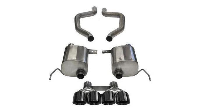 Corsa Performance 14766Blk Xtreme Axle-Back Exhaust System Fits 15-19 Corvette