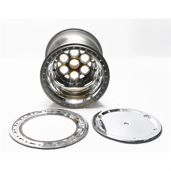 Weld Racing 735-51855-6 15X18 42 Spline 5In Bs Bead-Loc W/Cover