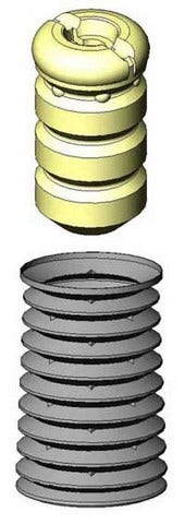 Kyb Suspension Strut Bellows P/N:Sb119  Suspension Strut Bellows P/N:
