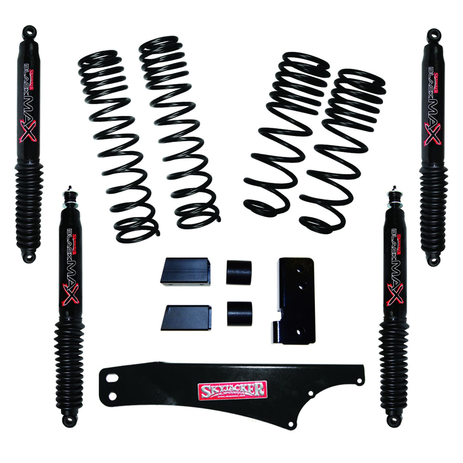 Skyjacker Jk20bpblt Suspension Lift Kit W/Shock Fits 07-18 Wrangler (Jk)