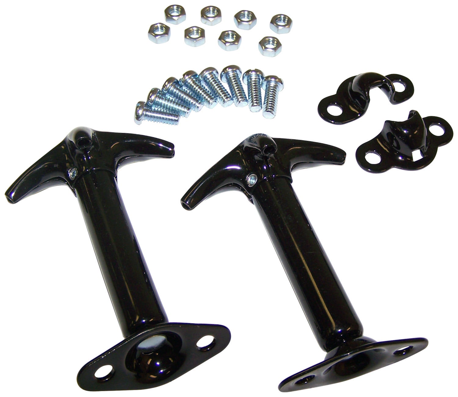 Crown Automotive 488601 Black Hood Catch Set Crown Automotive 4883385K Exhaust