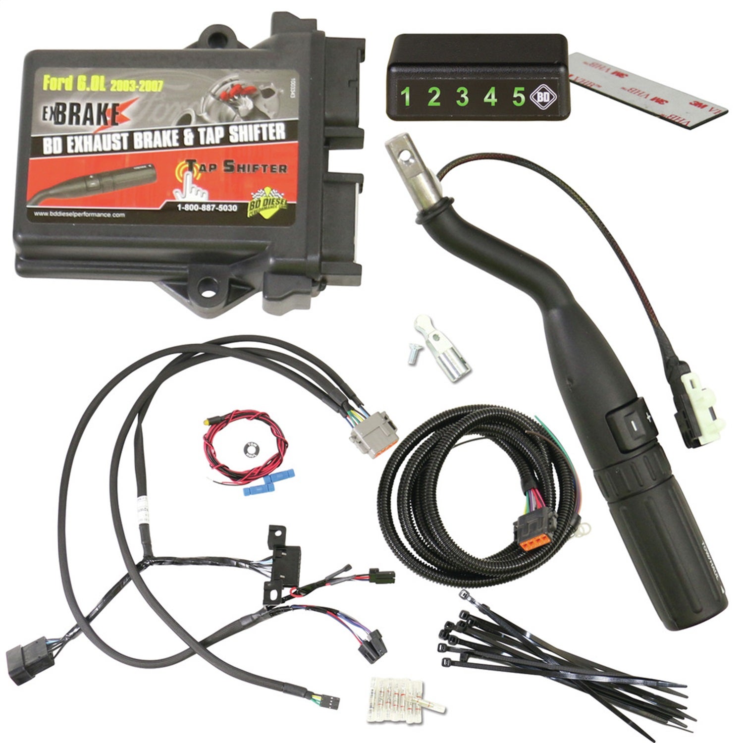 Bd Diesel 1031369 Tap Shifter Kit  1030605 Fluid Cooler Xtrude; Fan Diameter -