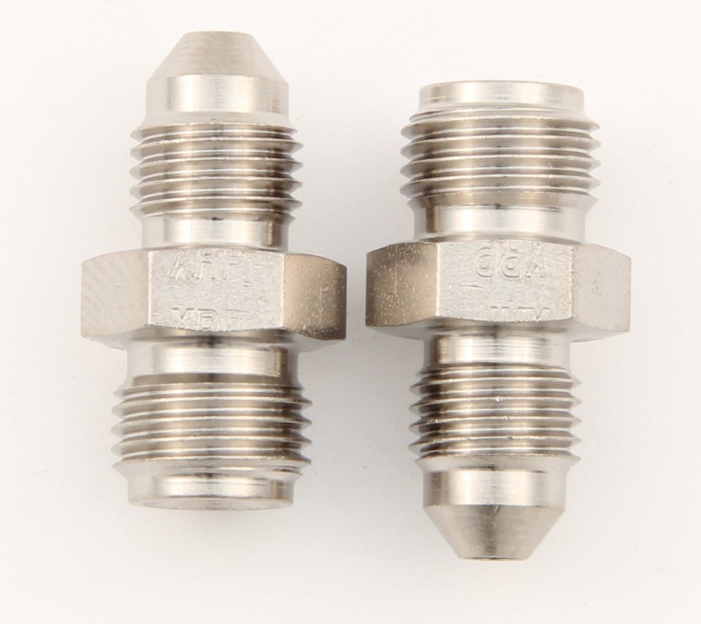 Xrp 402804 7/16-24 To Size 4 Steel Male Flare Seal Adapter - Pair   7/16-24 To