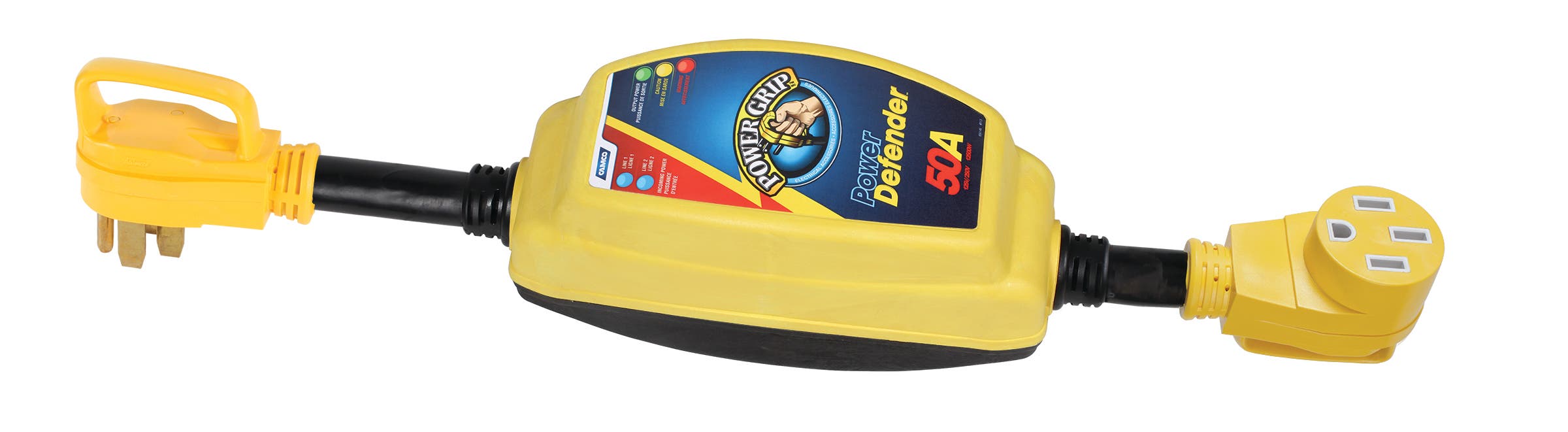 Camco 50 Amp Rv Power Defender Voltage Protector/Monitor With Integrated Surge