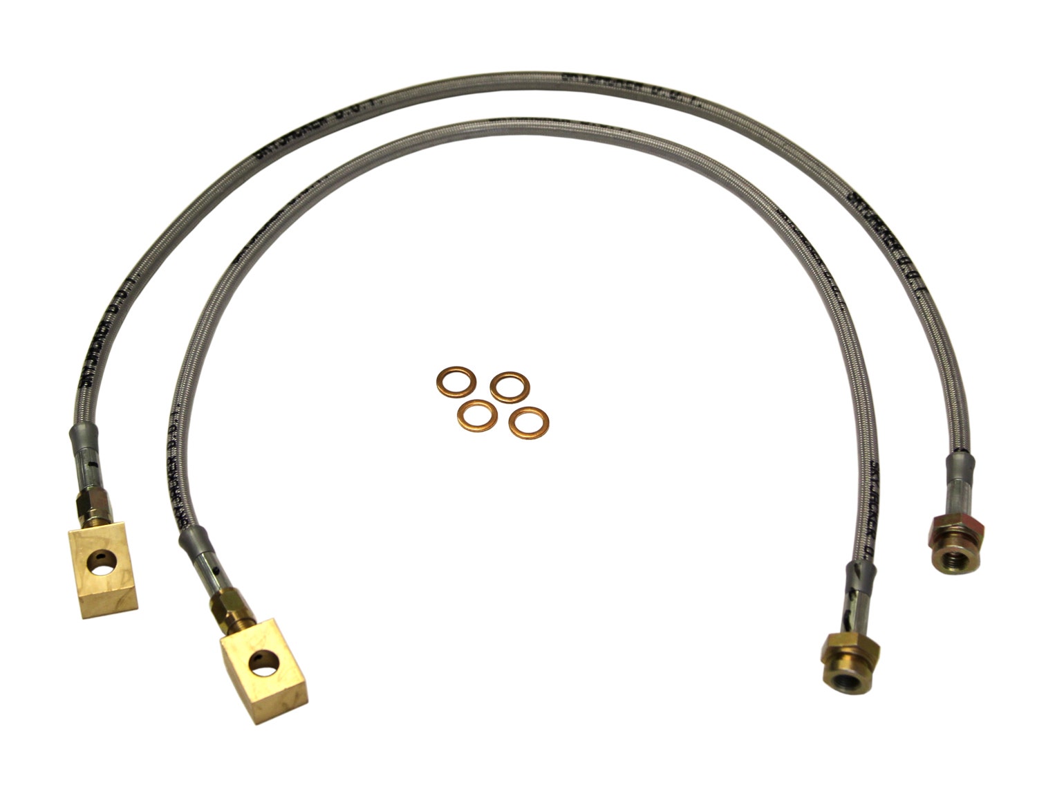 Skyjacker Fbl35 Stainless Steel Brake Line Front Fits 83-88 Bronco Ii Ranger