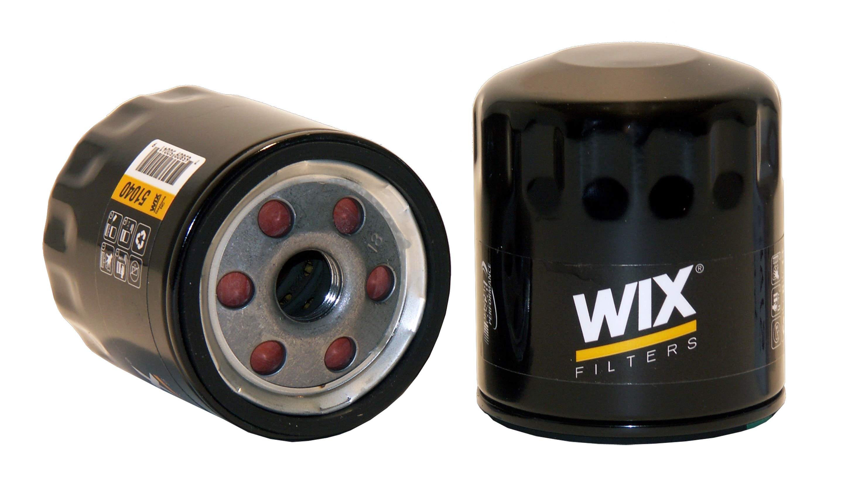 Wix Engine Oil Filter P/N:51040  Filters  Oil Filter; Type - Canister, Color -